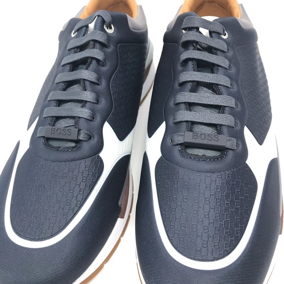 NIB Hugo Boss Blue Sneakers - Picture 7 of 8